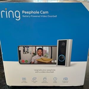 NIB peepholee ring doorbelll